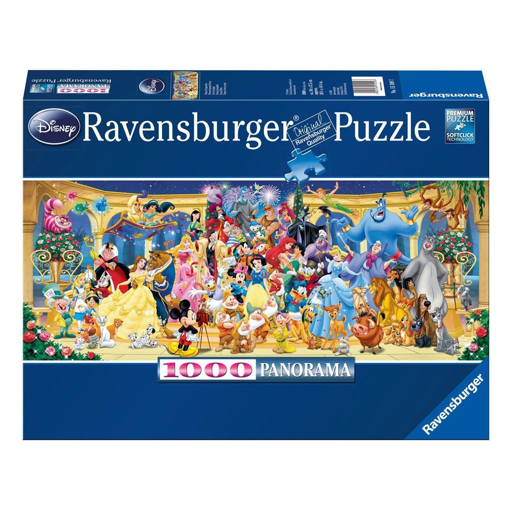 Disney Panorama Puzzle Gruppenfoto (1000 Teile) - Versand: 5-7 Tage nach Bestellung