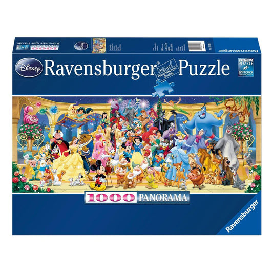 Disney Panorama Puzzle Gruppenfoto (1000 Teile) - Versand: 5-7 Tage nach Bestellung