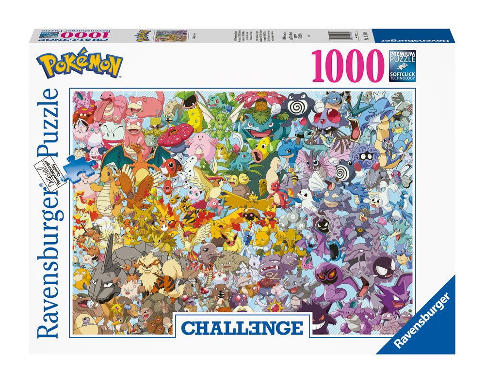 Pokémon Challenge Puzzle Group (1000 Teile) - Versand: 5-7 Tage nach Bestellung
