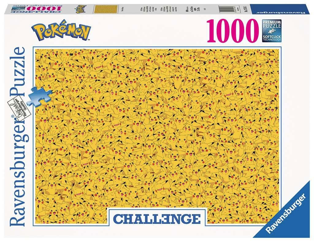Pokémon Challenge Puzzle Pikachu (1000 Teile) - Versand: 5-7 Tage nach Bestellung