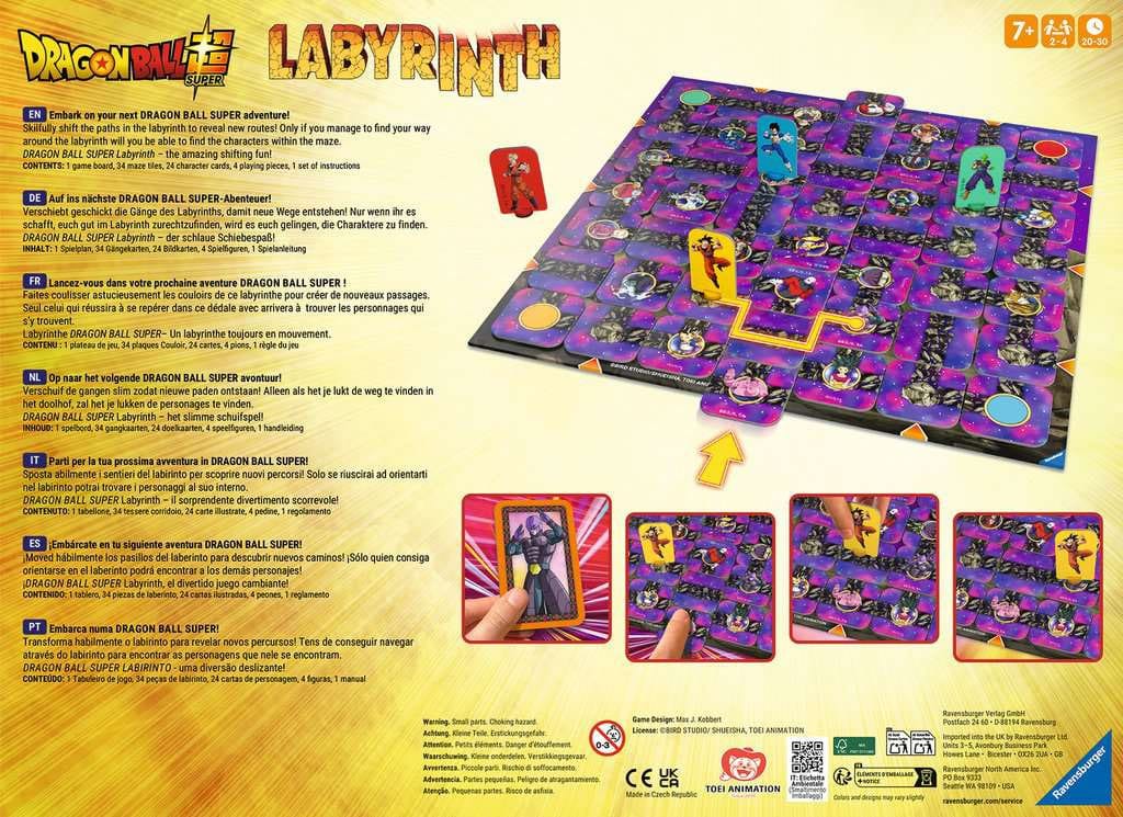 Dragon Ball Super Brettspiel Labyrinth - Versand: 5-7 Tage nach Bestellung