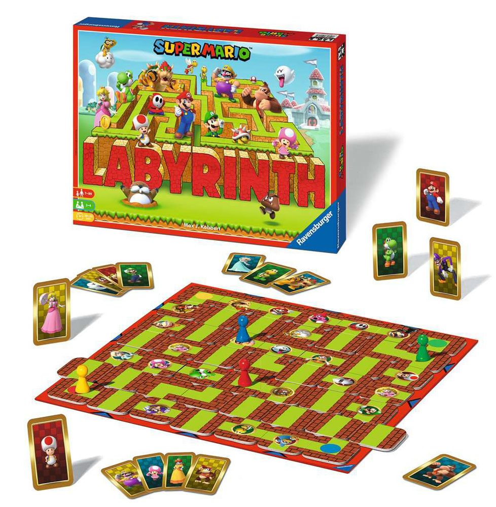 Super Mario Brettspiel Labyrinth - Versand: 5-7 Tage nach Bestellung