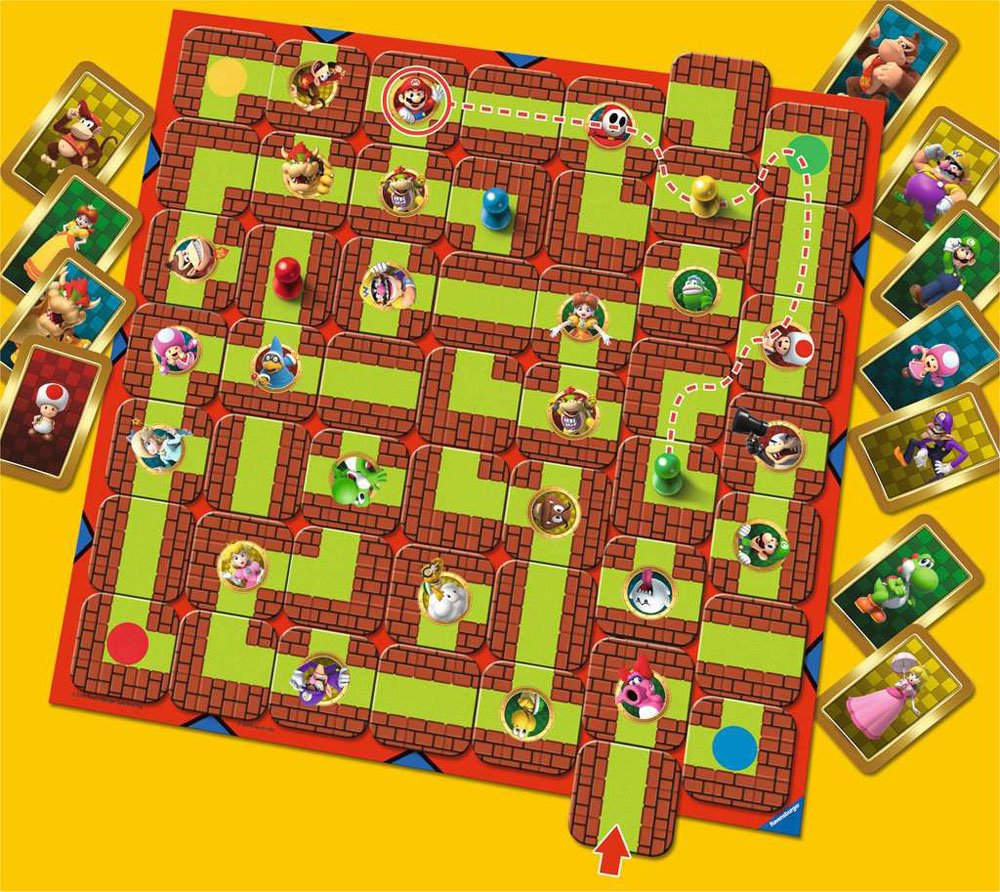 Super Mario Brettspiel Labyrinth - Versand: 5-7 Tage nach Bestellung