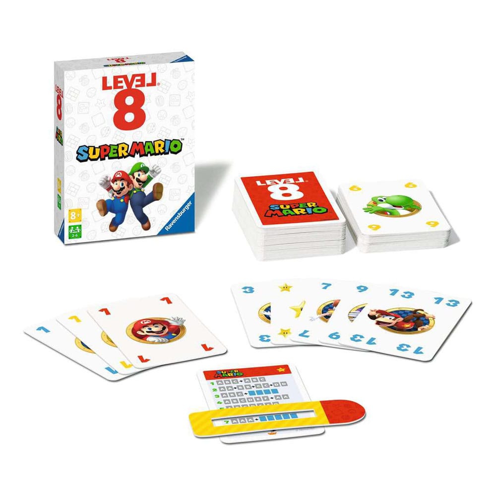 Super Mario Kartenspiel Level 8 - Versand: 5-7 Tage nach Bestellung