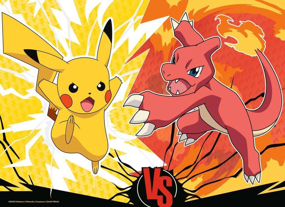 Pokémon Puzzles 4er-Pack Pokémon-Kumpels (4x100 Teile) - Versand: 7 Tage nach Bestellung