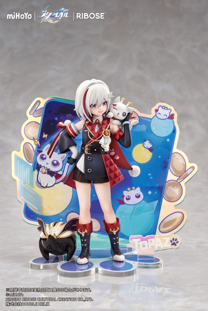 Honkai: Star Rail Rise Up Chibineko Series PVC Statue Topaz & Numby Ver. 18 cm - Preorder - ETA: 25.08.2026