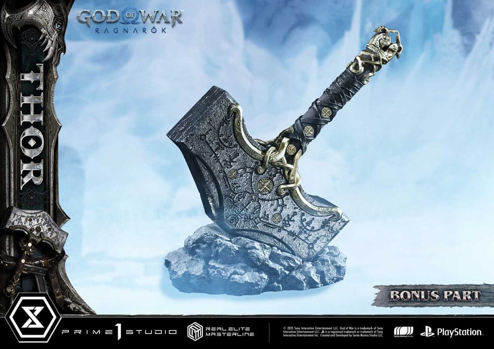 God of War: Ragnarök Real Elite Masterline Series Statue 1/3 Thor Deluxe Bonus Version 105 cm - Preorder - ETA: 25.04.2027