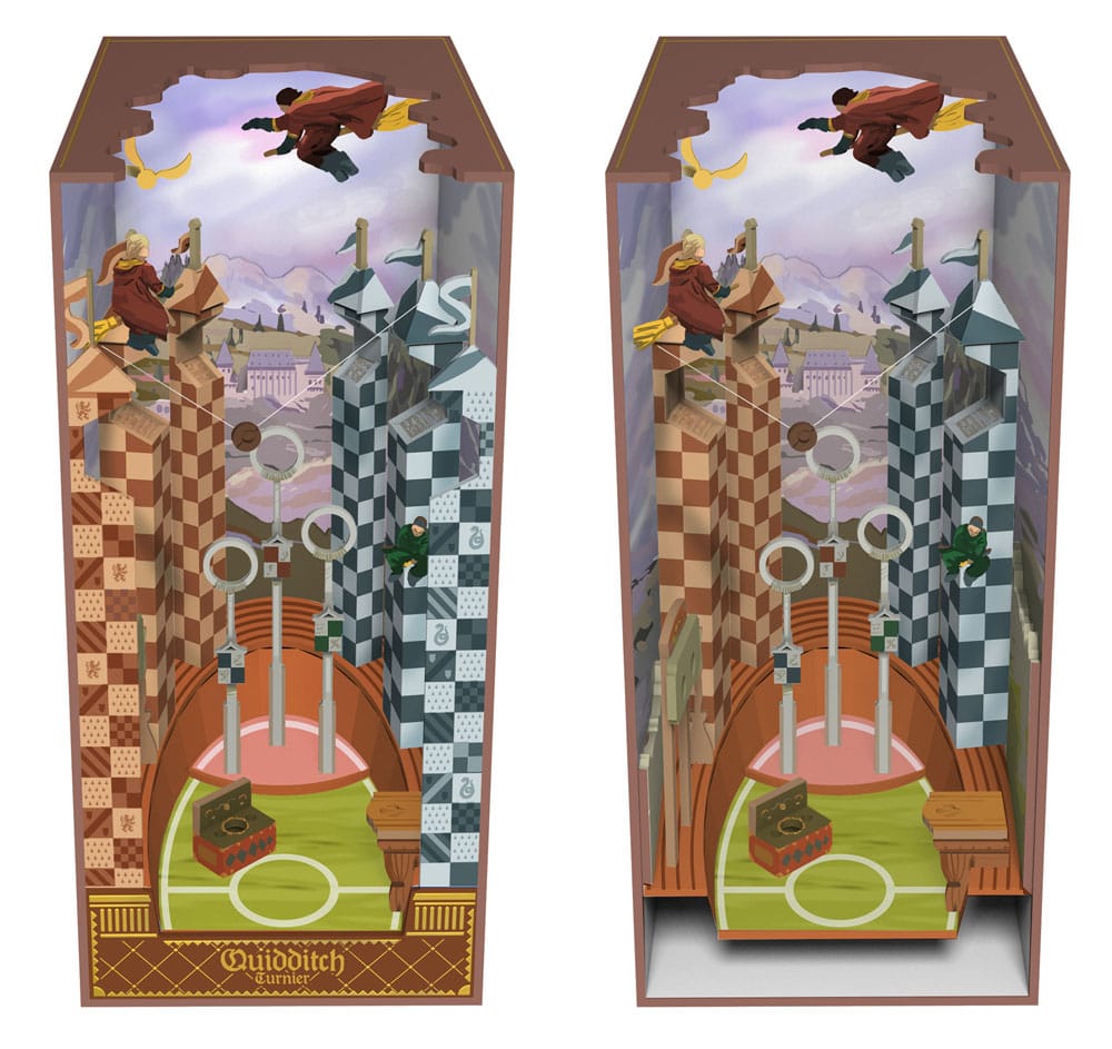 Harry Potter Tiny Adventures Book Nook Mini-Diorama Quidditchfeld 23 cm - Versand: 5-7 Tage nach Bestellung