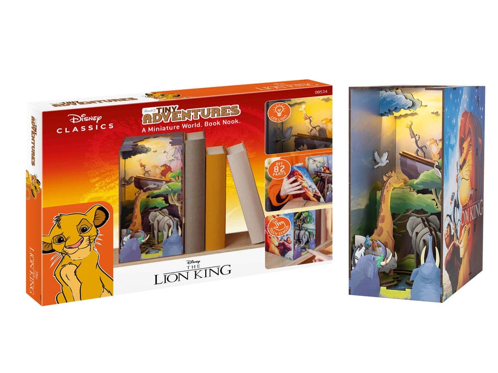 Disney Tiny Adventures Book Nook Mini-Diorama Der König der Löwen 23 cm - Preorder - ETA: 25.11.2025