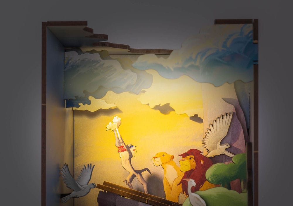 Disney Tiny Adventures Book Nook Mini-Diorama Der König der Löwen 23 cm - Preorder - ETA: 25.11.2025