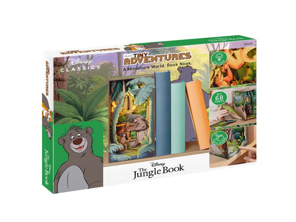 Disney Tiny Adventures Book Nook Mini-Diorama Das Dschungelbuch 23 cm - Preorder - ETA: 25.11.2025