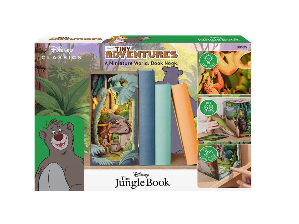 Disney Tiny Adventures Book Nook Mini-Diorama Das Dschungelbuch 23 cm - Preorder - ETA: 25.11.2025