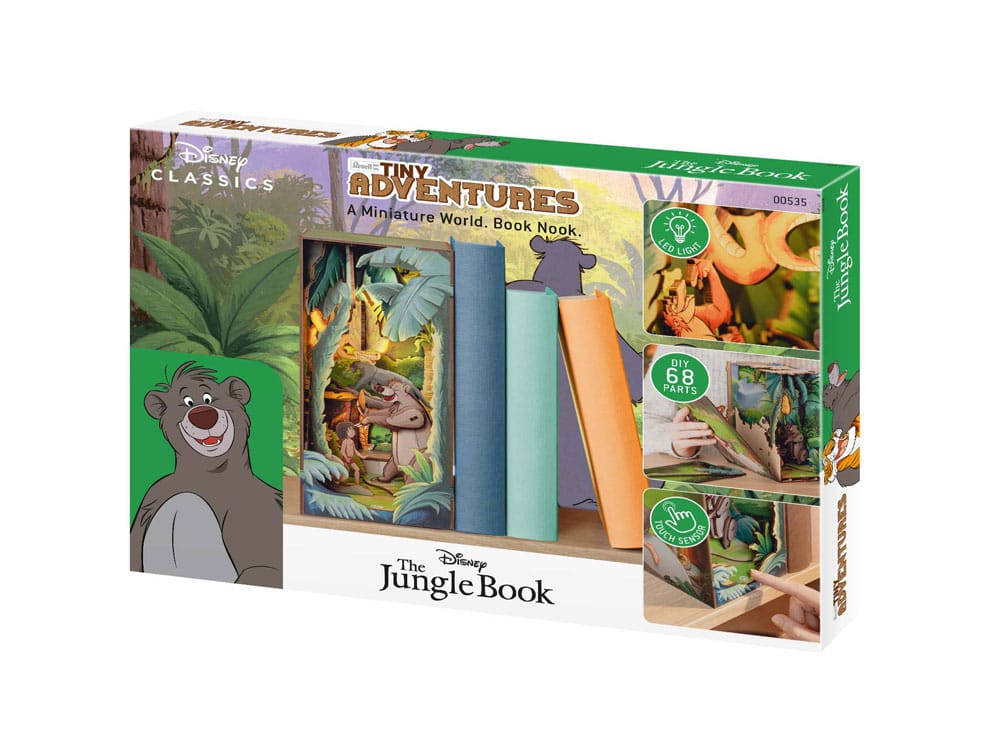 Disney Tiny Adventures Book Nook Mini-Diorama Das Dschungelbuch 23 cm - Preorder - ETA: 25.11.2025