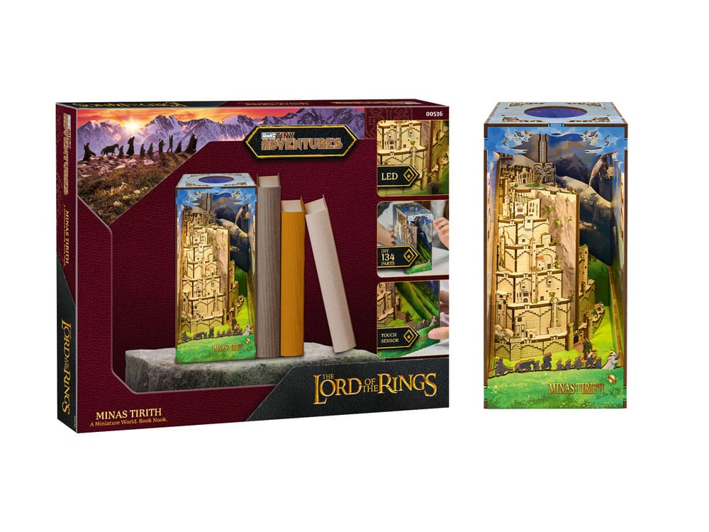 Der Herr der Ringe Tiny Adventures Book Nook Mini-Diorama Minas Tirith 23 cm - Preorder - ETA: 25.11.2025