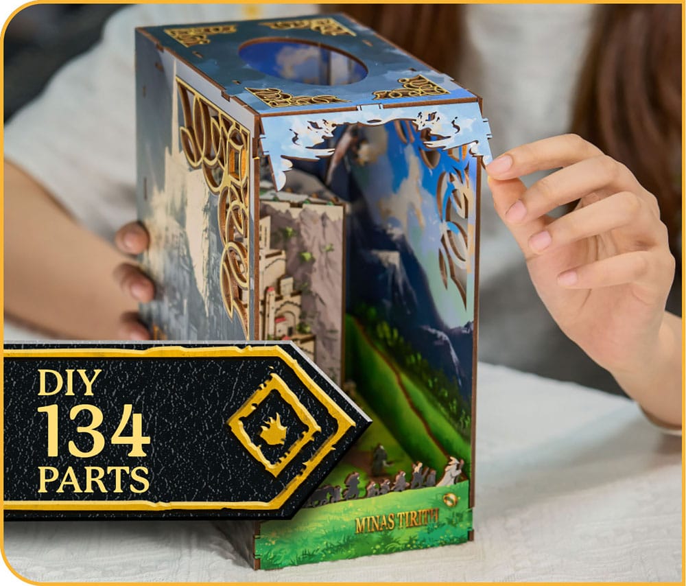 Der Herr der Ringe Tiny Adventures Book Nook Mini-Diorama Minas Tirith 23 cm - Preorder - ETA: 25.11.2025