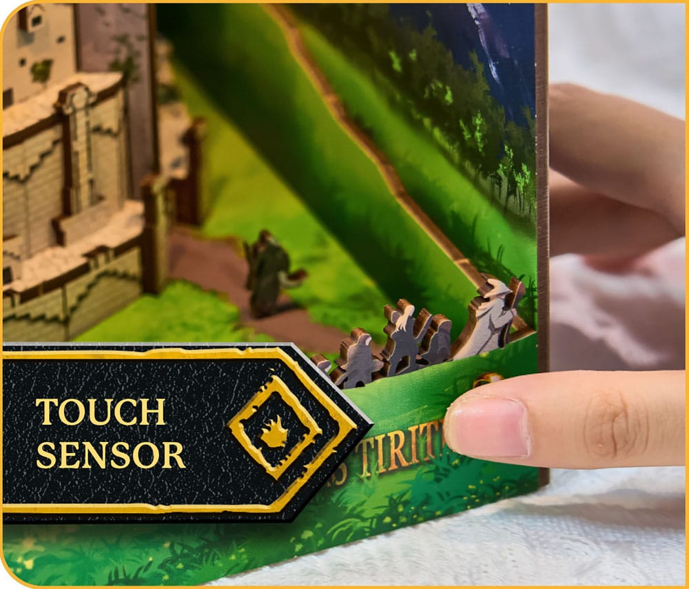 Der Herr der Ringe Tiny Adventures Book Nook Mini-Diorama Minas Tirith 23 cm - Preorder - ETA: 25.11.2025