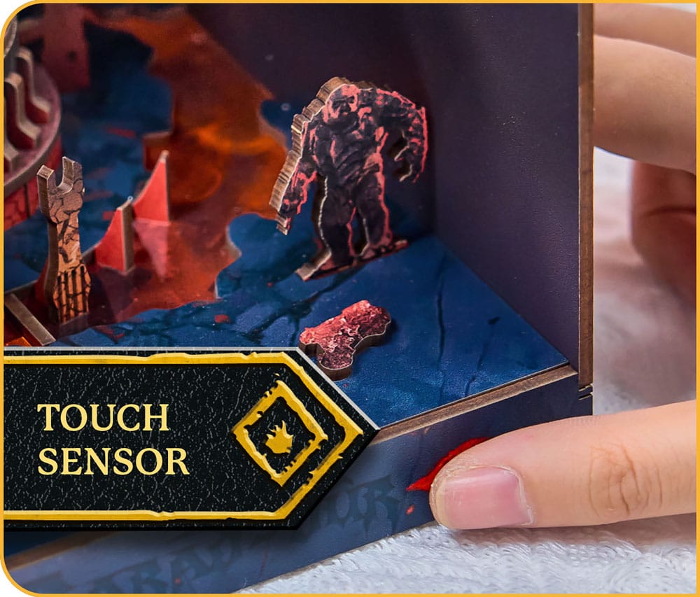 Der Herr der Ringe Tiny Adventures Book Nook Mini-Diorama Barad-Dûr 23 cm - Preorder - ETA: 25.11.2025