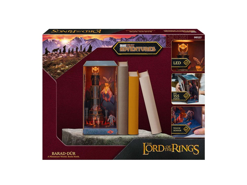 Der Herr der Ringe Tiny Adventures Book Nook Mini-Diorama Barad-Dûr 23 cm - Preorder - ETA: 25.11.2025