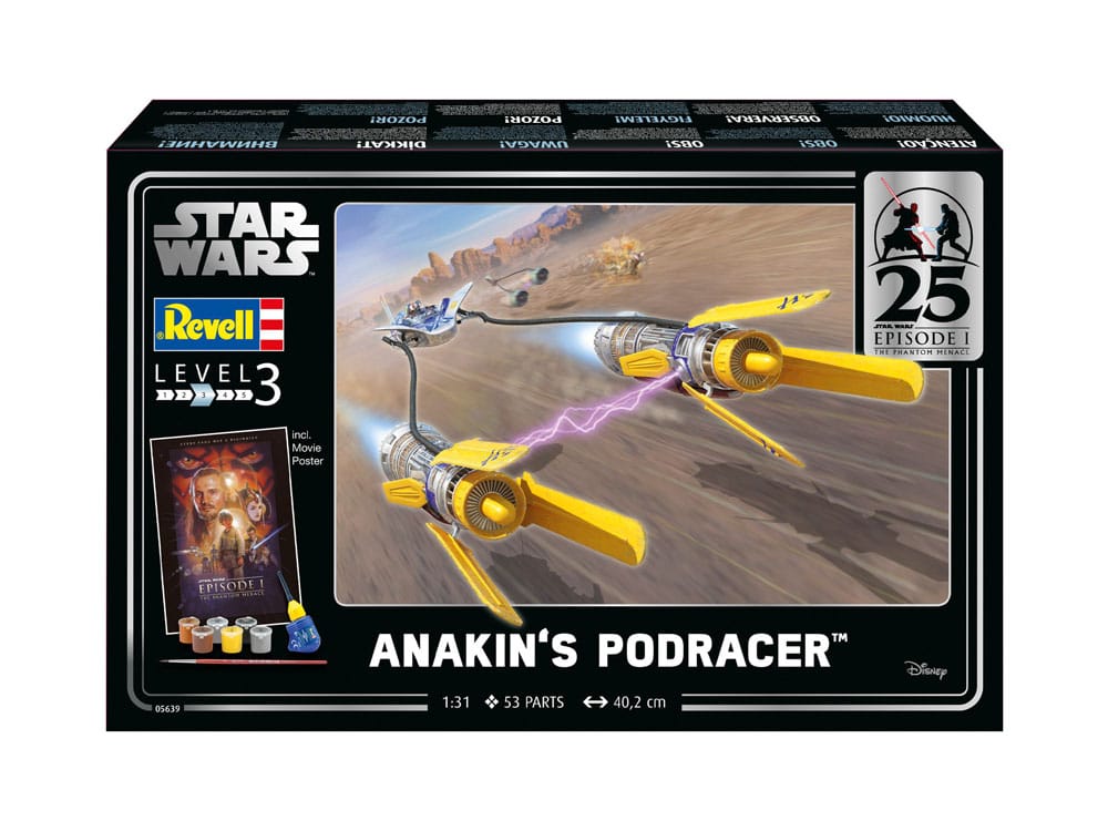 Star Wars Episode I Modellbausatz Geschenkset 1/31 Anakin's Podracer 40 cm - Versand: 5-7 Tage nach Bestellung