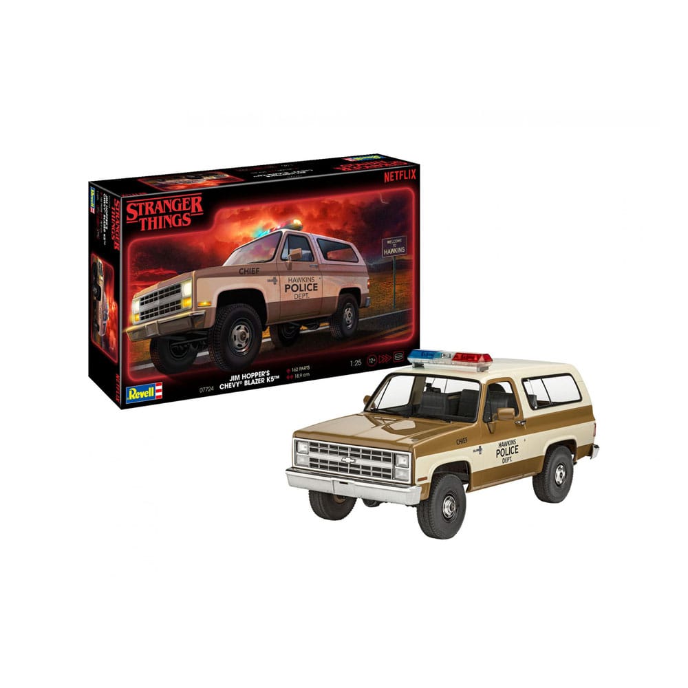 Stranger Things Modellbausatz 1/25 1985 Chevrolet K5 Blazer 19 cm - Versand: 7 Tage nach Bestellung