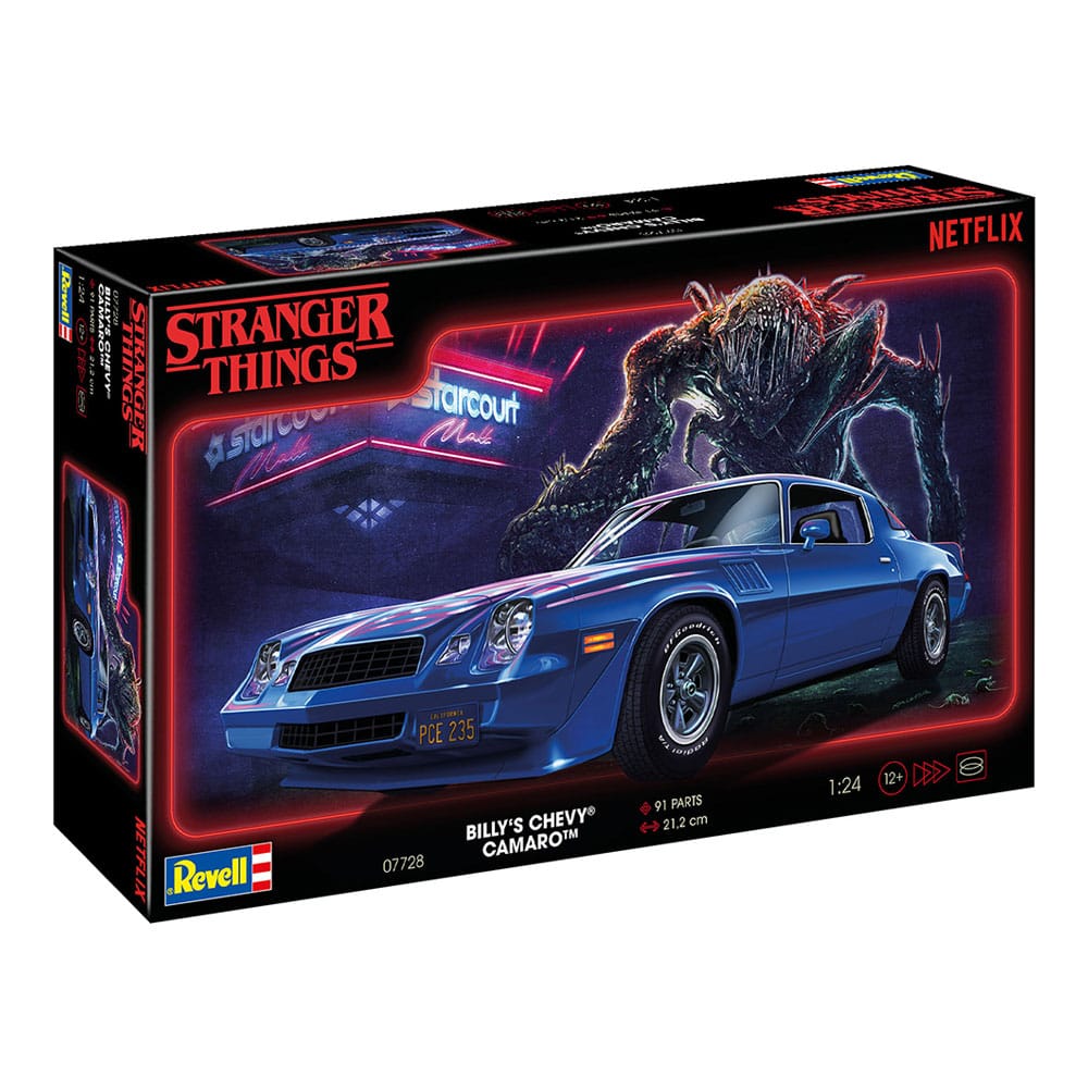 Stranger Things Modellbausatz 1/25 Chevy Camaro Z/28 19 cm - Versand: 7 Tage nach Bestellung