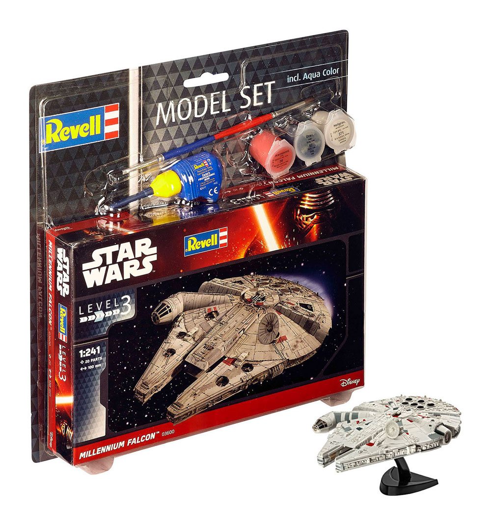 Star Wars Modellbausatz 1/241 Model Set Millennium Falcon 10 cm - Preorder - ETA: 01.11.2025
