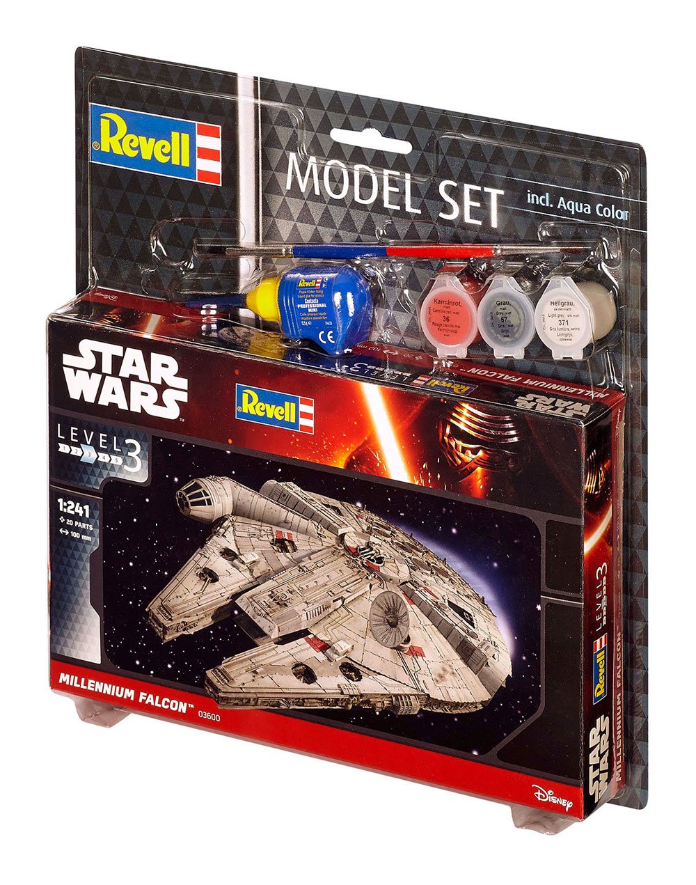 Star Wars Modellbausatz 1/241 Model Set Millennium Falcon 10 cm - Preorder - ETA: 01.11.2025