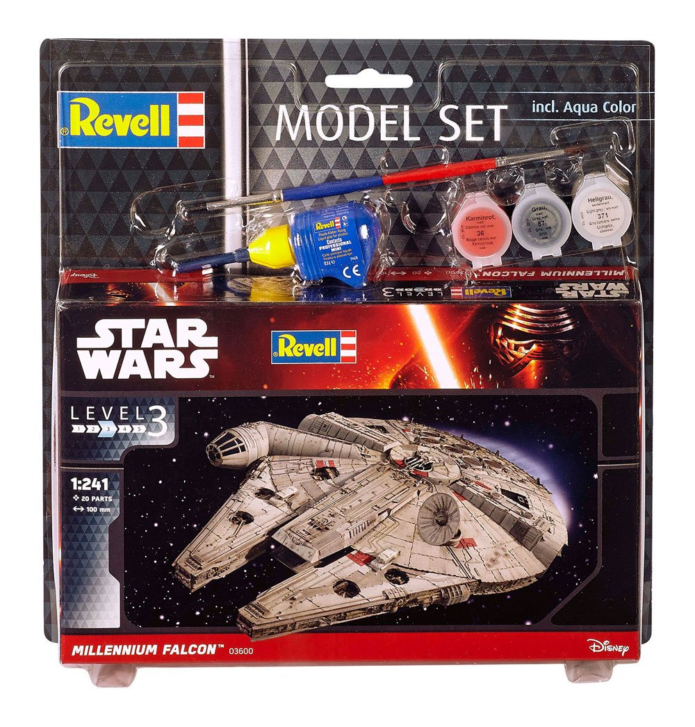 Star Wars Modellbausatz 1/241 Model Set Millennium Falcon 10 cm - Preorder - ETA: 01.11.2025