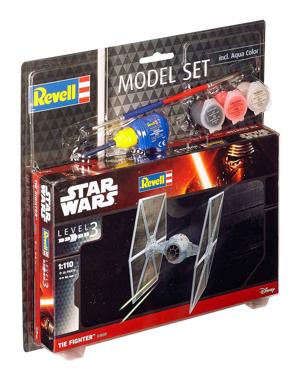 Star Wars Modellbausatz 1/110 Model Set TIE Fighter 9 cm - Preorder - ETA: 01.11.2025