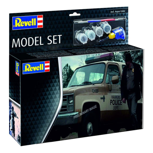 Stranger Things Modellbausatz-Set 1/25 1985 Chevrolet K5 Blazer 19 cm - Versand: 5-7 Tage nach Bestellung