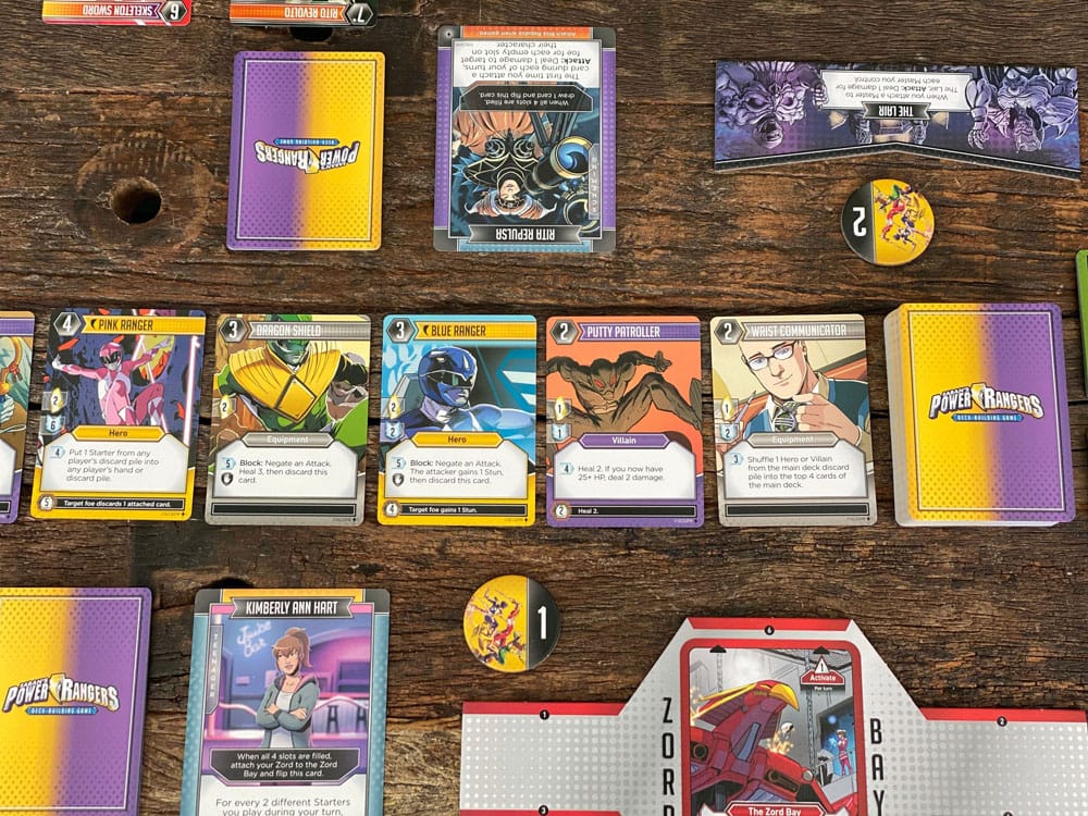 Power Rangers Kartenspiel Deck-Building *Englische Version* - Versand: 5-7 Tage nach Bestellung