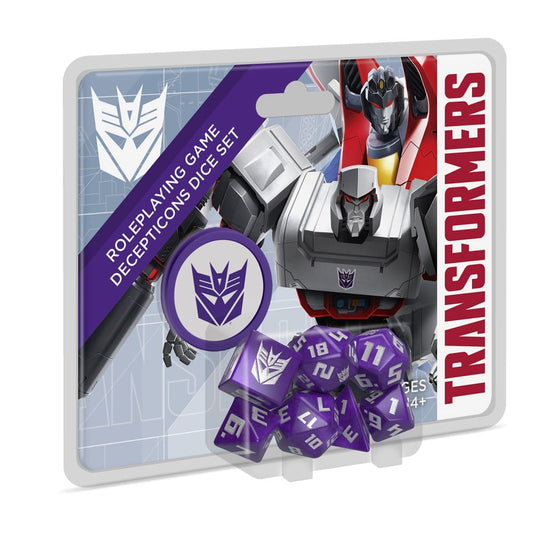 Transformers RPG Würfel Set Decepticon - Preorder - ETA: 14.11.2025