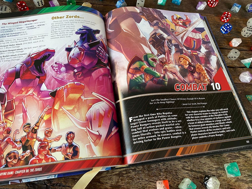 Power Rangers RPG Rulebook Core *Englische Version* - Preorder - ETA: 14.11.2025