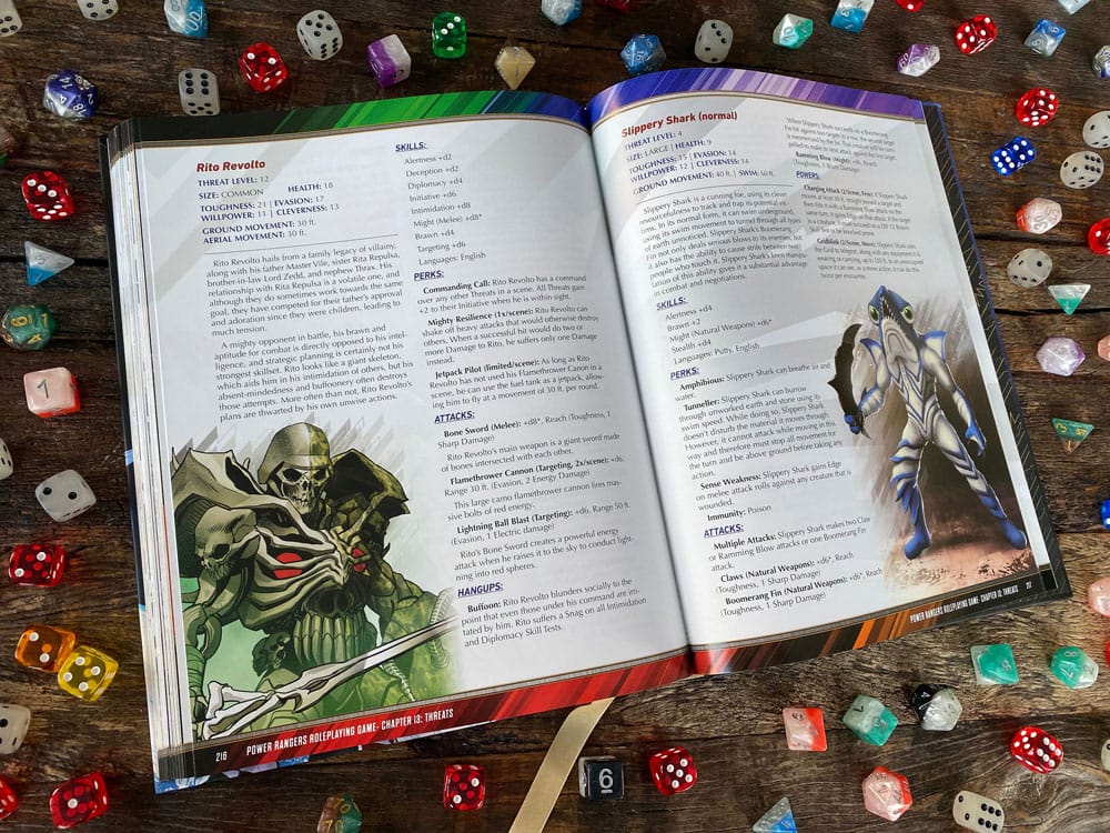 Power Rangers RPG Rulebook Core *Englische Version* - Preorder - ETA: 14.11.2025