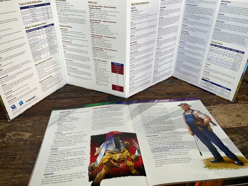 Power Rangers RPG Buch A Glutton for Punishment Adventure & GM Screen *Englische Version* - Versand: 5-7 Tage nach Bestellung