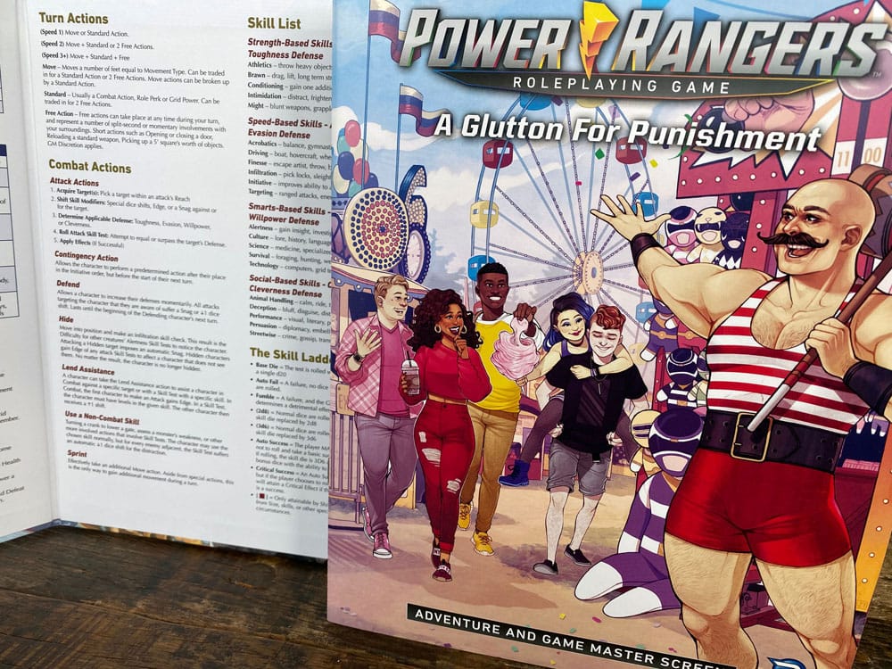 Power Rangers RPG Buch A Glutton for Punishment Adventure & GM Screen *Englische Version* - Versand: 5-7 Tage nach Bestellung