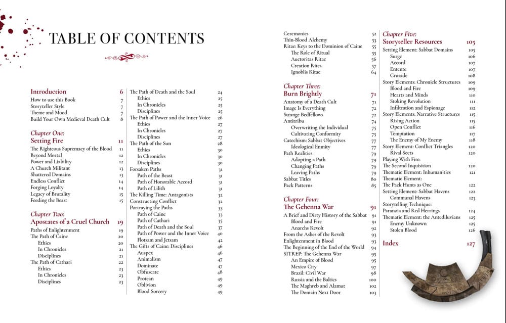 Vampire: The Masquerade 5th Edition RPG Buch Sabbat: The Black Hand Sourcebook *Englische Version* - Preorder - ETA: 13.04.2026