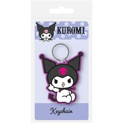 Sanrio PVC Schlüsselanhänger Kuromi Rocking - Versand: 7 Tage nach Bestellung