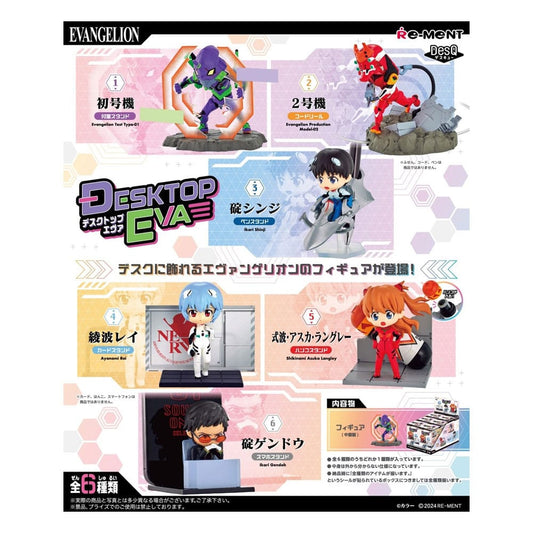 Evangelion Minifiguren 6 cm DesQ Desktop EVA Display (6) - Preorder - ETA: 18.01.2026