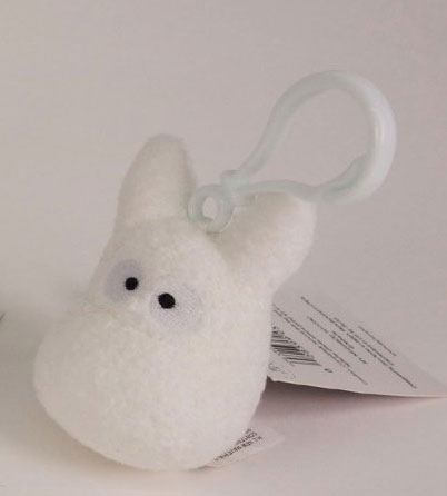 Mein Nachbar Totoro Plüsch-Anhänger Totoro weiß 6 cm - Versand: 7 Tage nach Bestellung