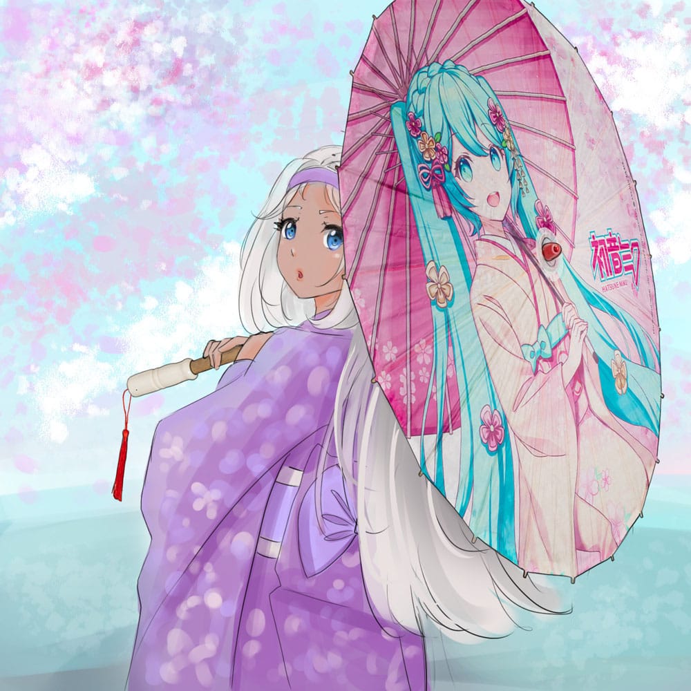 Hatsune Miku Sonnenschirm Miku - Versand: 5-7 Tage nach Bestellung