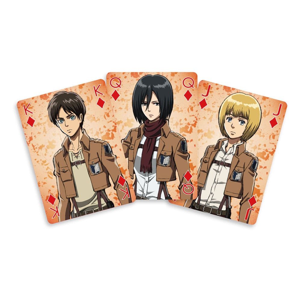 Attack On Titan Spielkarten - Versand: 7 Tage nach Bestellung
