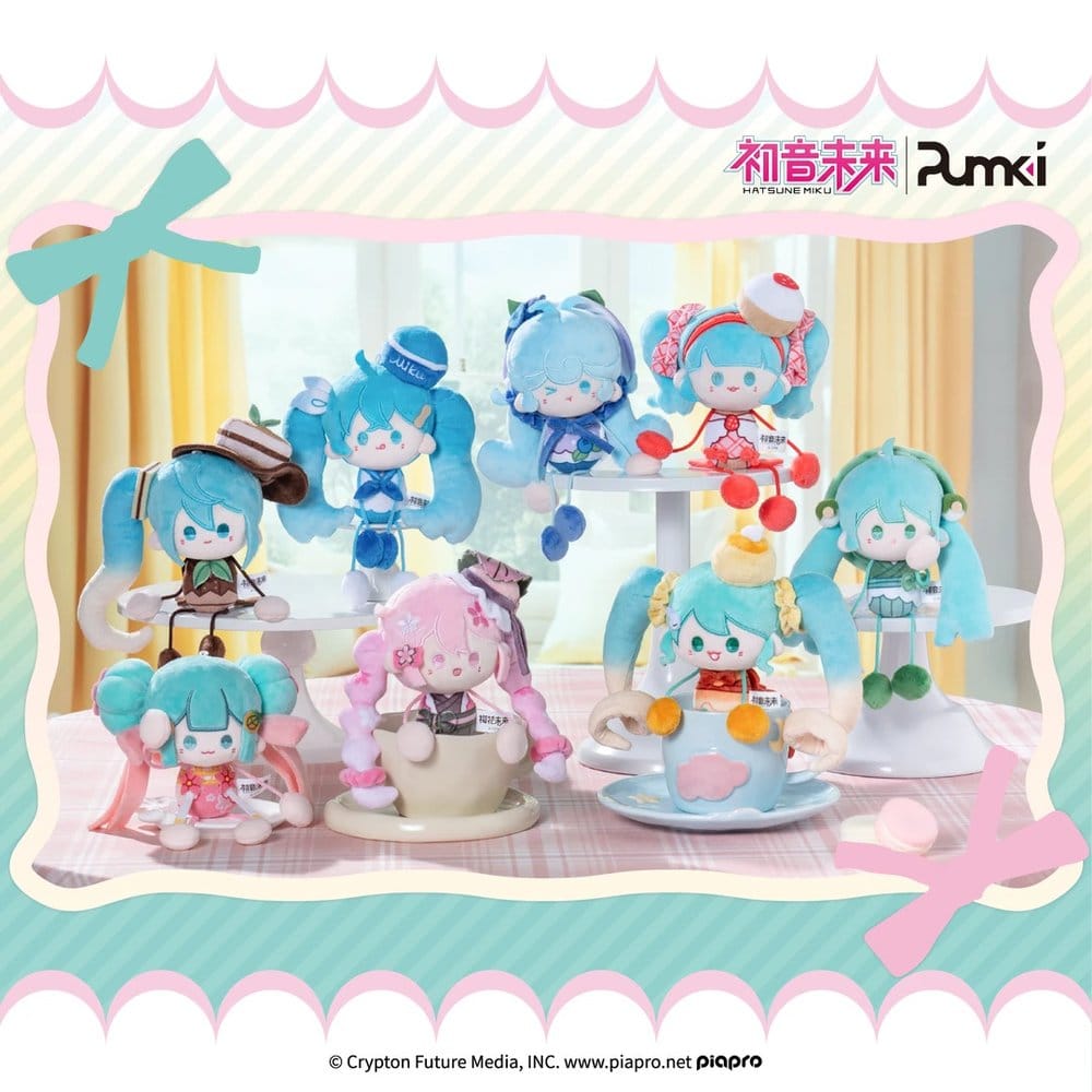 Hatsune Miku Mini Plüschfiguren Blind Box 8 cm Display (6) - Preorder - ETA: 31.10.2026