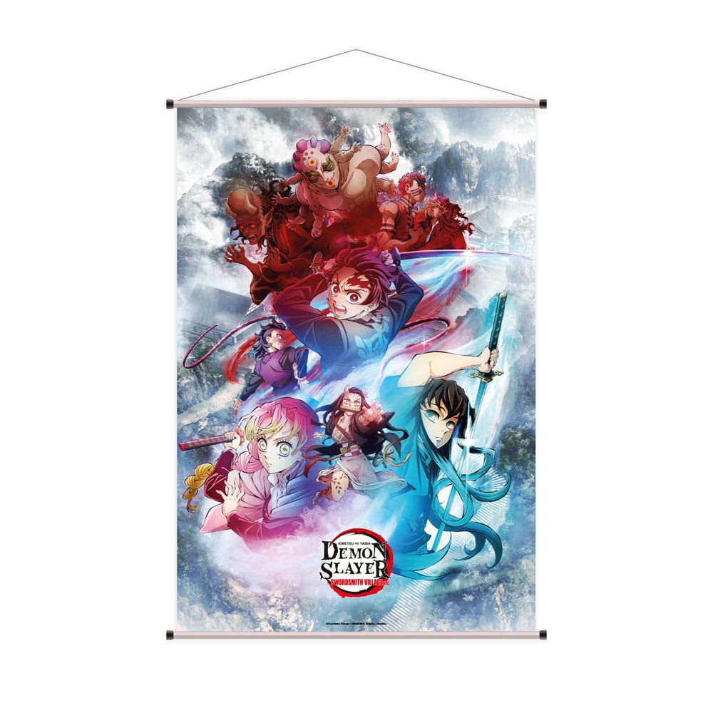 Demon Slayer Wandrolle Swordsmith Village Arc Ver. A 60 x 90 cm - Versand: 7 Tage nach Bestellung