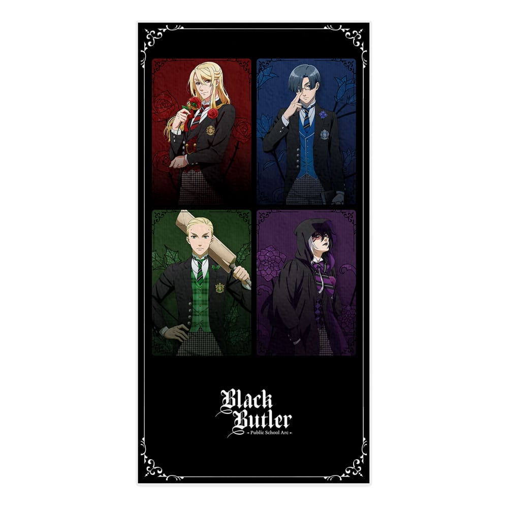 Black Butler: Public School Arc Handtuch The Prefect Four / P4 150 x 75 cm - Versand: 7 Tage nach Bestellung
