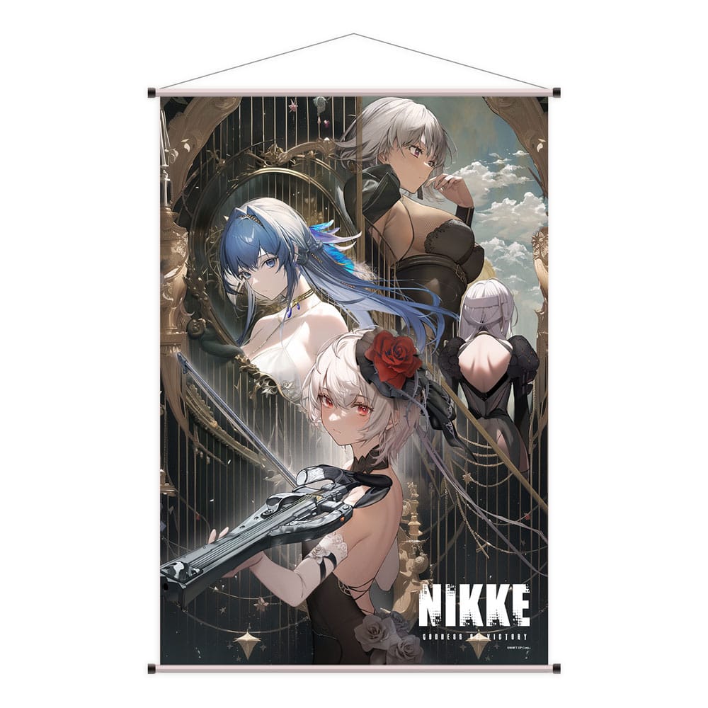 Goddess of Victory: Nikke Wandrolle Sugar, Helm, Julia & Modernia 60 x 90 cm - Versand: 7 Tage nach Bestellung