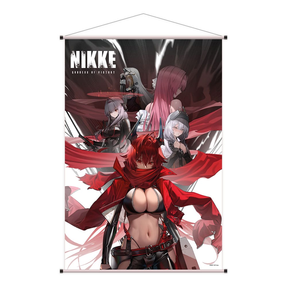 Goddess of Victory: Nikke Wandrolle Red Hood, Snow White, Scarlet, Dorothy & Rapunzel 60 x 90 cm - Preorder - ETA: 25.02.2026
