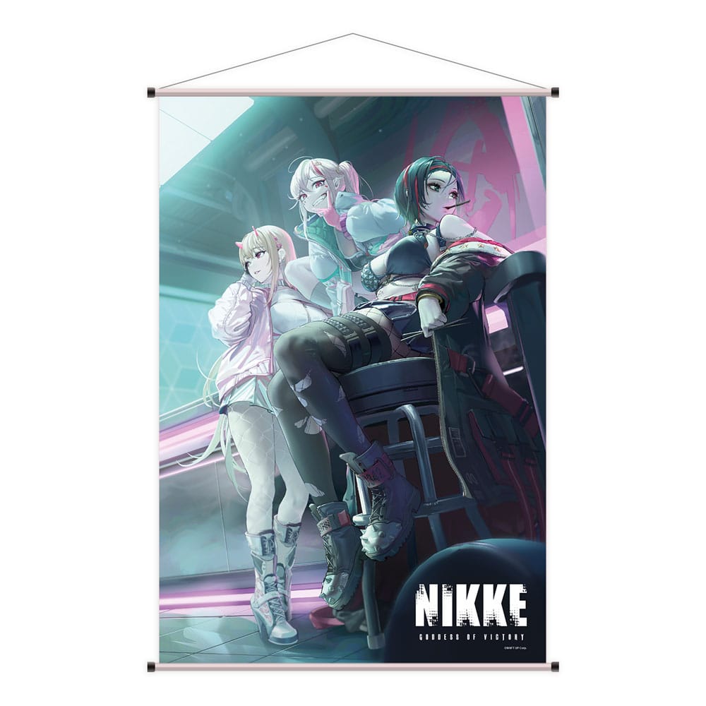 Goddess of Victory: Nikke Wandrolle Viper, Jackal & Crow 60 x 90 cm - Preorder - ETA: 25.02.2026
