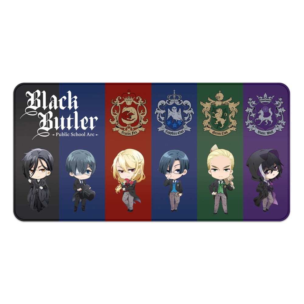 Black Butler XXL Mousepad Chibi & Emblem - Preorder - ETA: 25.05.2026