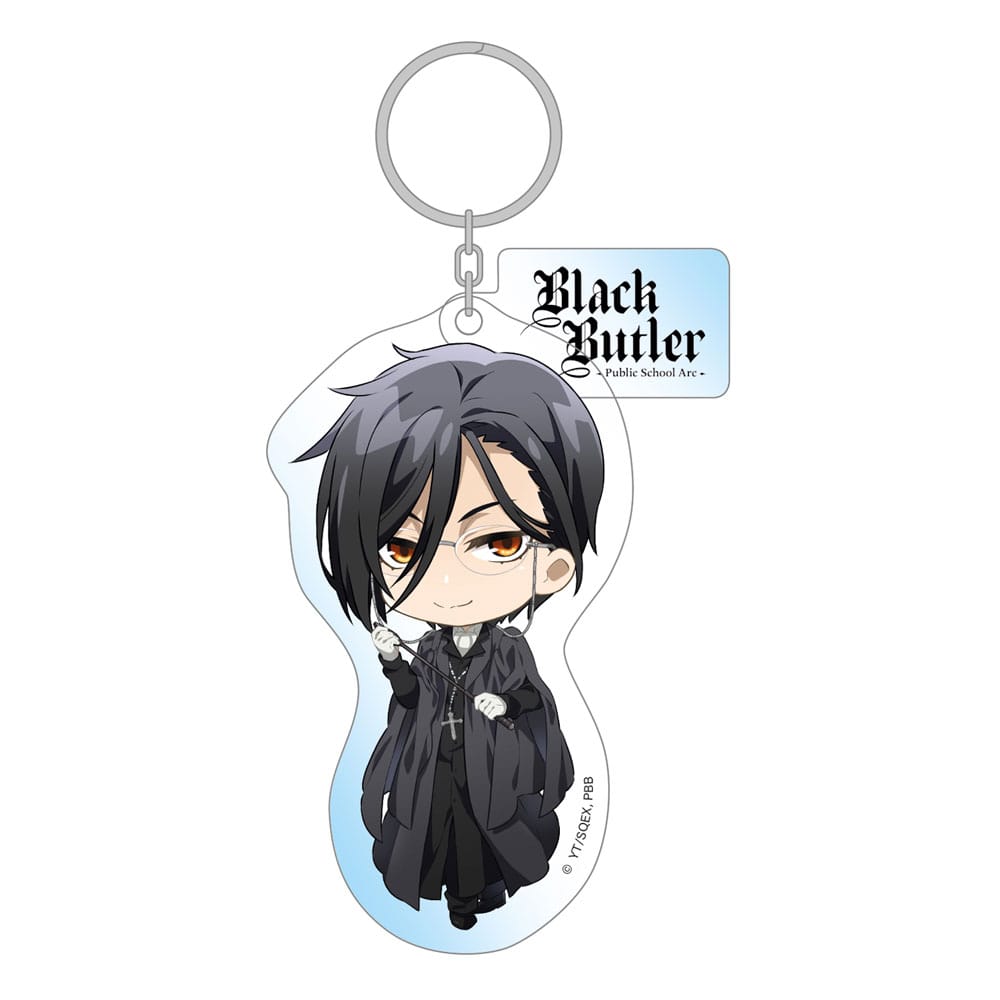 Black Butler: Public School Arc Acryl Schlüsselanhänger Sebastian 8 cm - Preorder - ETA: 25.04.2026